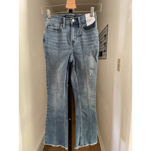 Calvin Klein Denim - NWT Calvin Klein Jeans  High Rise Kick Boot Crop Length Light Blue Denim